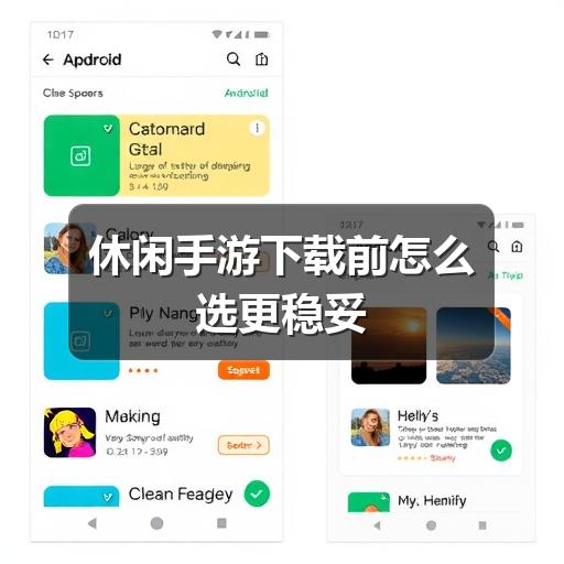 休闲手游下载前怎么选更稳妥
