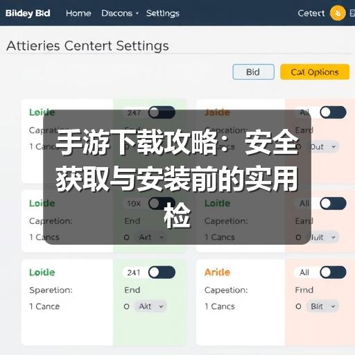 手游下载攻略：安全获取与安装前