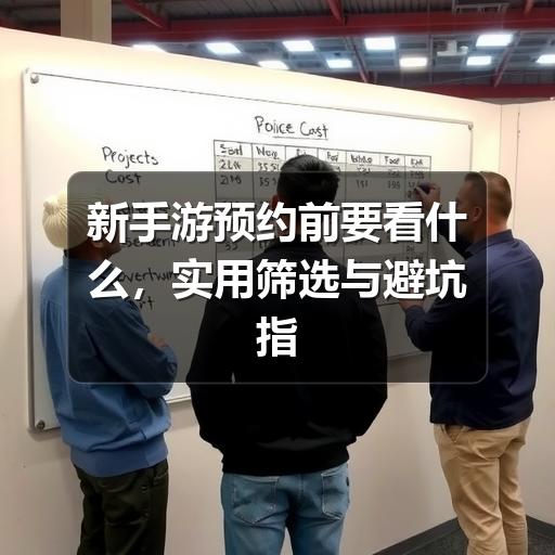 新手游预约前要看什么，实用筛选与避坑指南